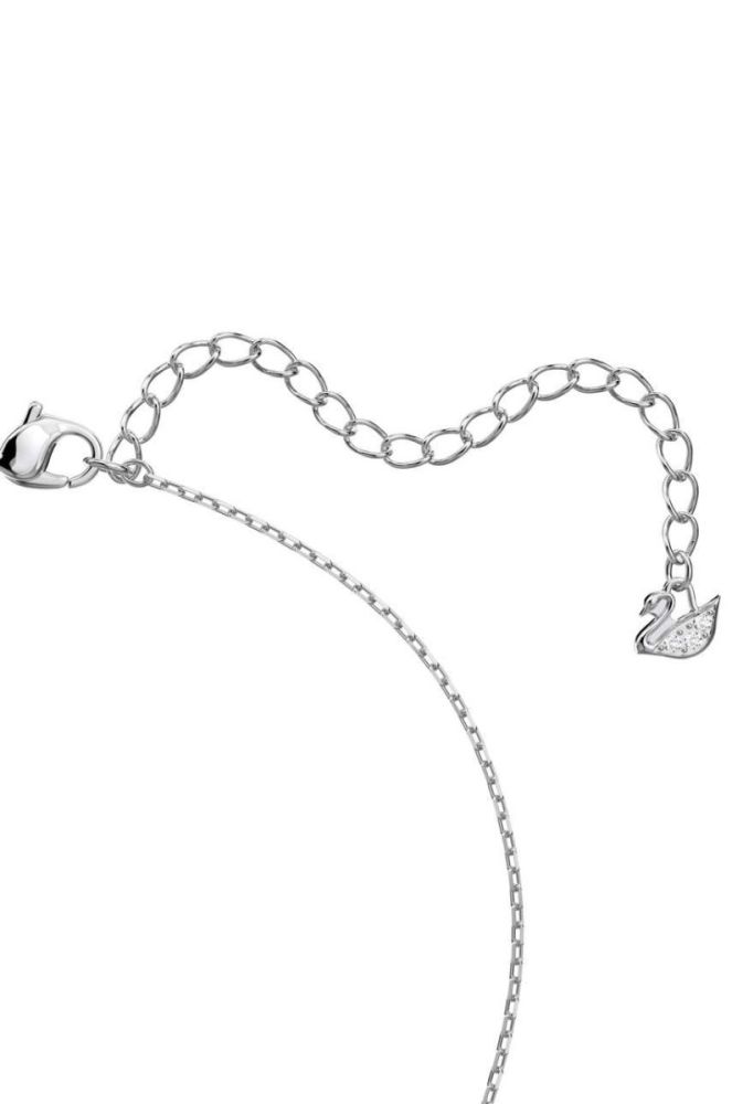Кольє і сережки Swarovski Sparkling колір срібний фото 4
