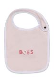 BOSS Дитячий слюнявчик (3-pack) колір рожевий
