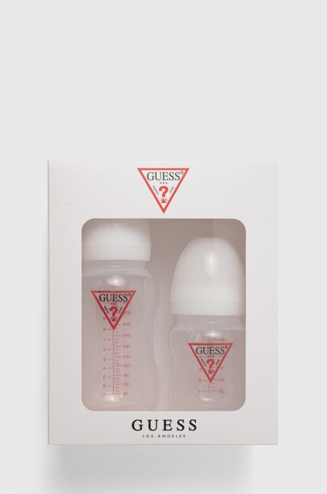 Guess Набір пляшечок для немовлят (2-pack) колір білий фото 3
