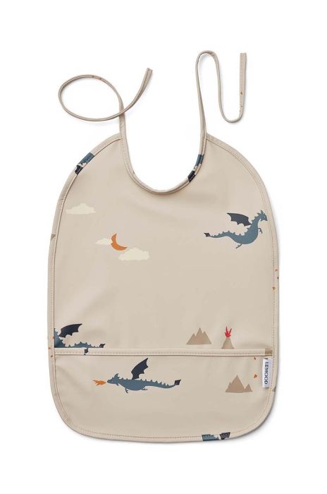 Liewood Дитячий слюнявчик Lai колір бежевий (2674509)