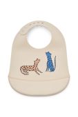 Дитячий слюнявчик Liewood Tilda 2-pack колір бежевий (3280653)