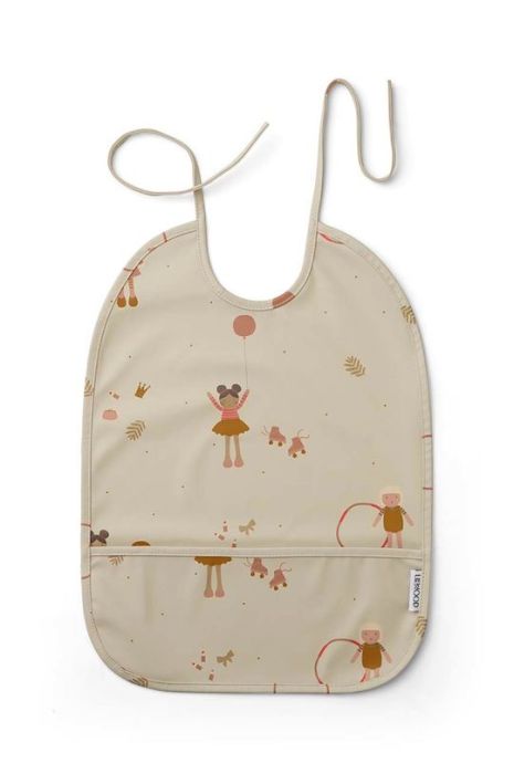 Дитячий слюнявчик Liewood Lai колір бежевий (2805955)