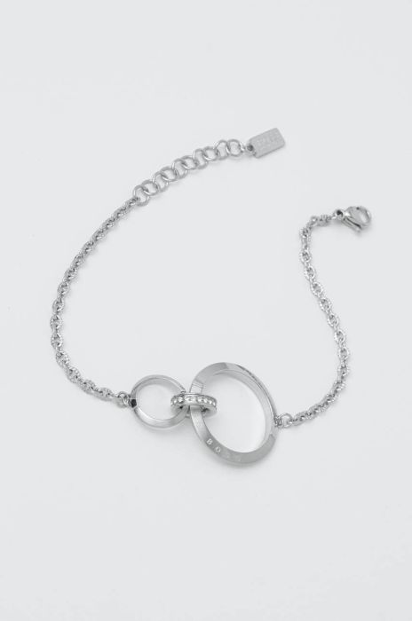 Браслет BOSS чоловічий колір срібний (2931248)