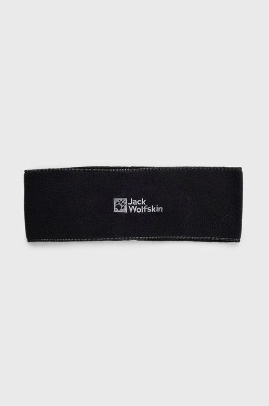 Jack Wolfskin Пов'язка на голову Real Stuff колір чорний (2585092)