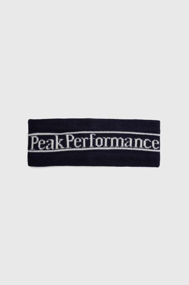 Пов'язка на голову Peak Performance Pow колір чорний (3631550)