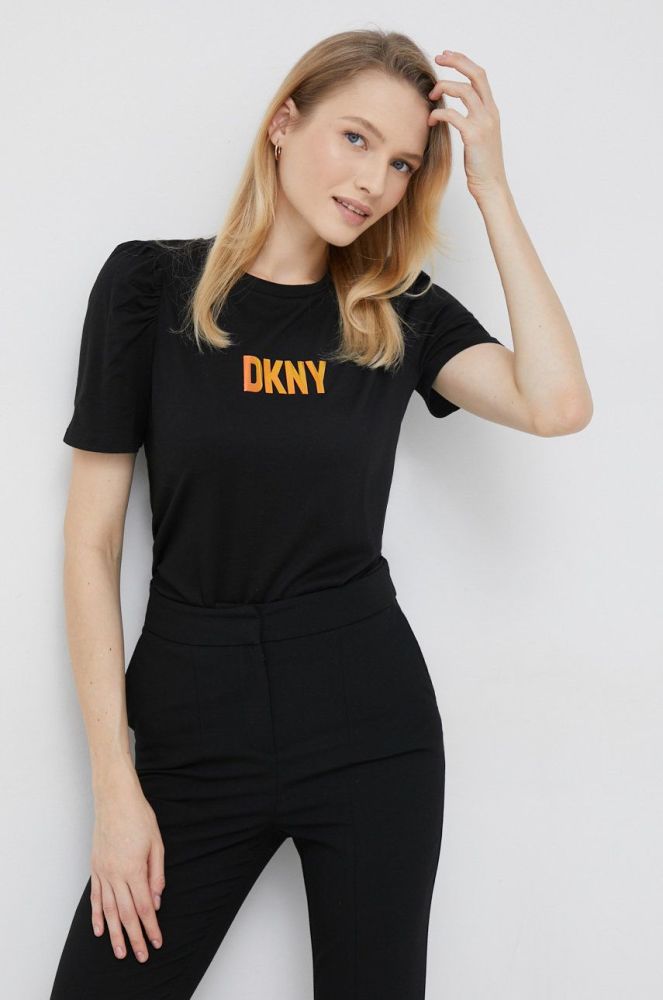 Футболка Dkny жіночий колір чорний (2774029)