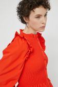 Сорочка Only жіноча колір помаранчевий