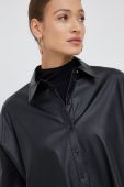 Сорочка Joop! жіноча колір чорний relaxed класичний комір