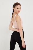Спортивний бюстгальтер Dkny колір рожевий однотонний