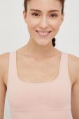 Спортивний бюстгальтер Dkny колір рожевий однотонний