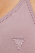 Спортивний бюстгальтер Guess колір фіолетовий Спортивний бюстгальтер Guess колір фіолетовий