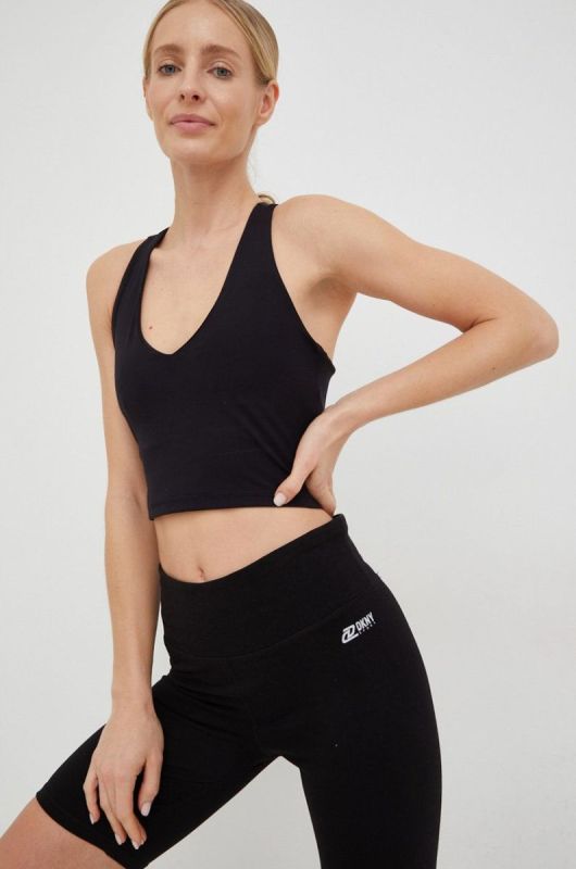 Топ Dkny колір чорний (2829004)