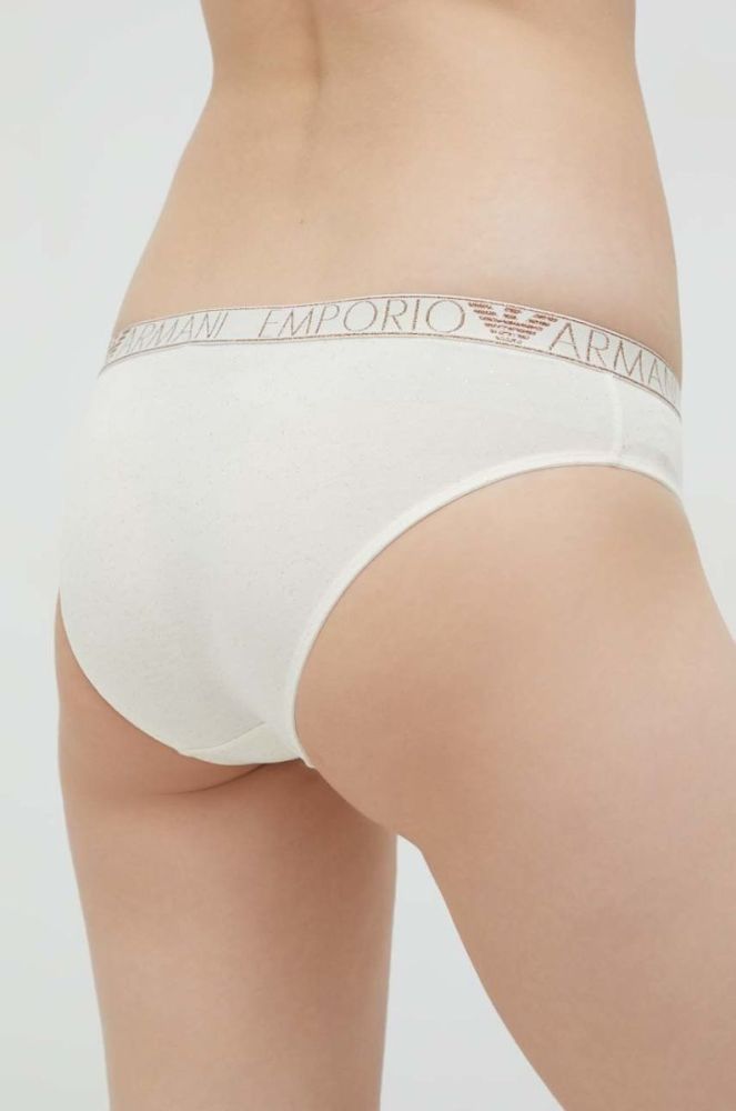 Труси Emporio Armani Underwear колір бежевий (2839679) фото 4