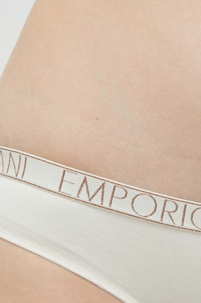 Труси Emporio Armani Underwear колір бежевий (2839679) фото 6