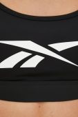 Спортивний бюстгальтер Reebok Lux колір чорний Спортивний бюстгальтер Reebok Lux колір чорний