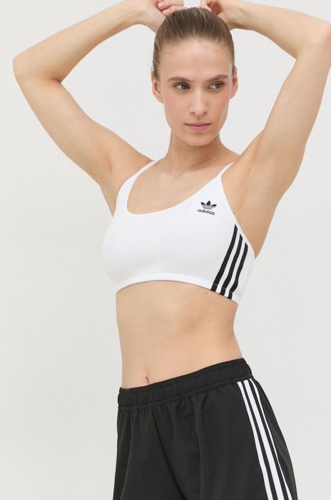 Бюстгальтер adidas Originals колір білий HM2101-WHITE