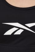 Спортивний бюстгальтер Reebok Workout Ready колір чорний Спортивний бюстгальтер Reebok Workout Ready колір чорний