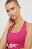 Спортивний бюстгальтер Reebok Workout Ready колір рожевий Спортивний бюстгальтер Reebok Workout Ready колір рожевий