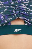 Спортивний бюстгальтер Reebok Modern Safari колір зелений візерунок