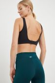 Бюстгальтер для йоги Reebok колір чорний однотонний