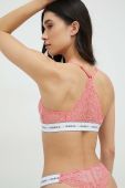 Бюстгальтер Guess колір рожевий мереживо візерунок (3016476)