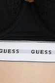 Бюстгальтер Guess колір чорний мереживо візерунок (2633545)