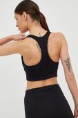 Спортивний бюстгальтер adidas Performance Run For The Ocean колір чорний однотонний
