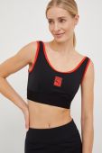 Спортивний бюстгальтер Puma X Vogue колір чорний однотонний