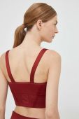 Спортивний бюстгальтер Puma x VOGUE колір бордовий однотонний 536689-22