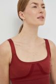 Спортивний бюстгальтер Puma x VOGUE колір бордовий однотонний 536689-22
