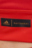 Спортивний бюстгальтер adidas Performance Marimekko колір червоний візерунок Спортивний бюстгальтер adidas Performance Marimekko колір червоний візерунок