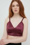 Моделюючий бюстгальтер Spanx колір фіолетовий сатин однотонний (2925145)