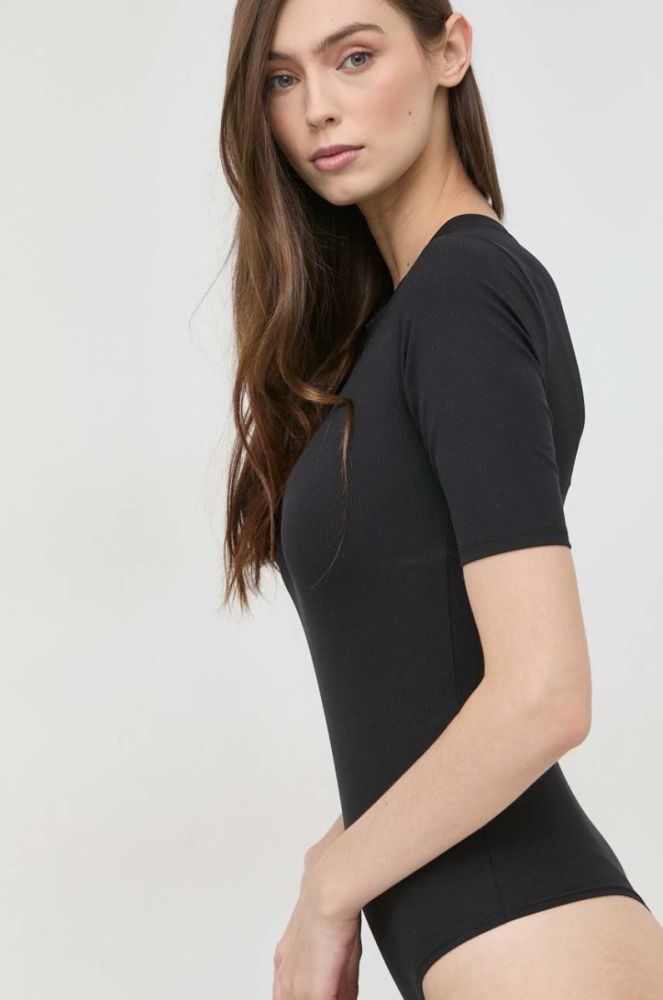 Боді Spanx Suit Yourself Ribbed Short жіночі колір чорний фото 4