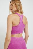 Спортивний бюстгальтер Fila Radcliffe колір фіолетовий однотонний