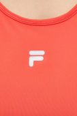 Спортивний бюстгальтер Fila Radford колір червоний однотонний