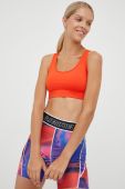 Спортивний бюстгальтер P.E Nation Rudimental колір помаранчевий однотонний
