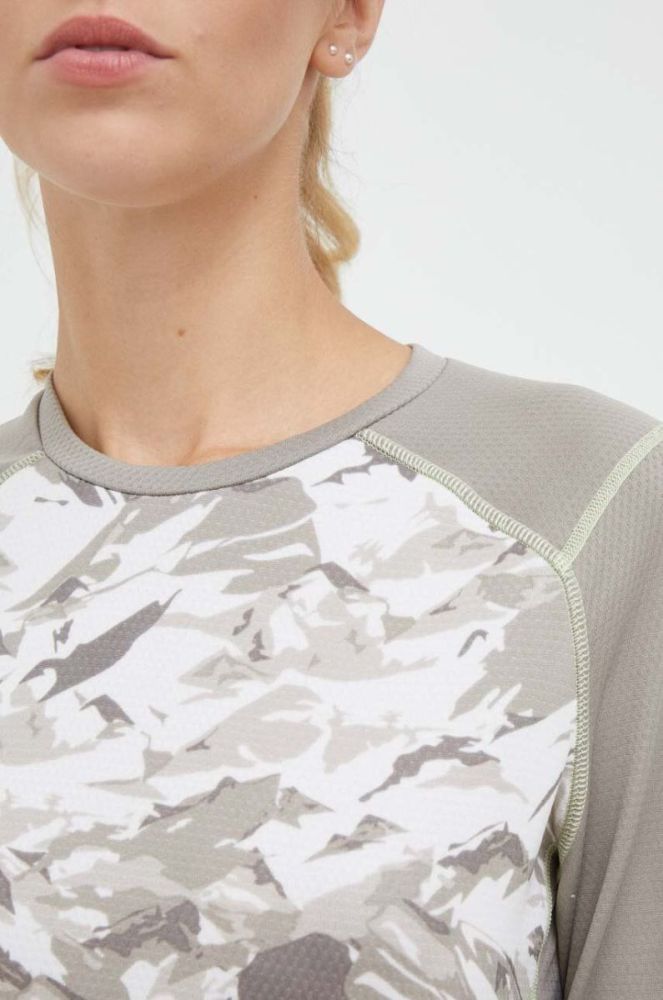 Helly Hansen Функціональний лонгслів Lifa Active Graphic колір зелений (3519379) фото 5