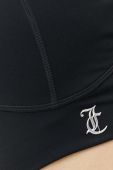 Спортивний бюстгальтер Juicy Couture Lazlo колір чорний однотонний