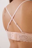 Бюстгальтер women'secret Cream колір рожевий мереживо однотонний