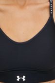 Спортивний бюстгальтер Under Armour Infinity колір чорний однотонний (2610663)
