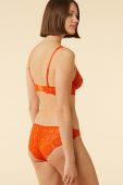 Бюстгальтер Etam колір помаранчевий мереживо однотонний (2542895)