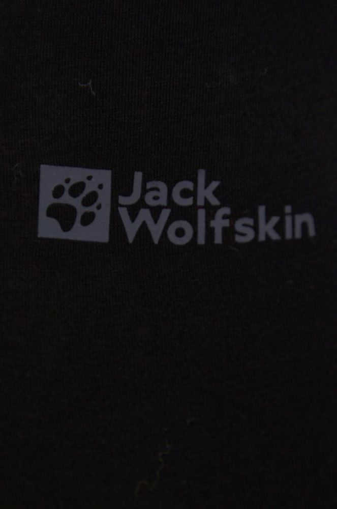 Функціональні легінси Jack Wolfskin Alpspitze Wool колір чорний фото 3