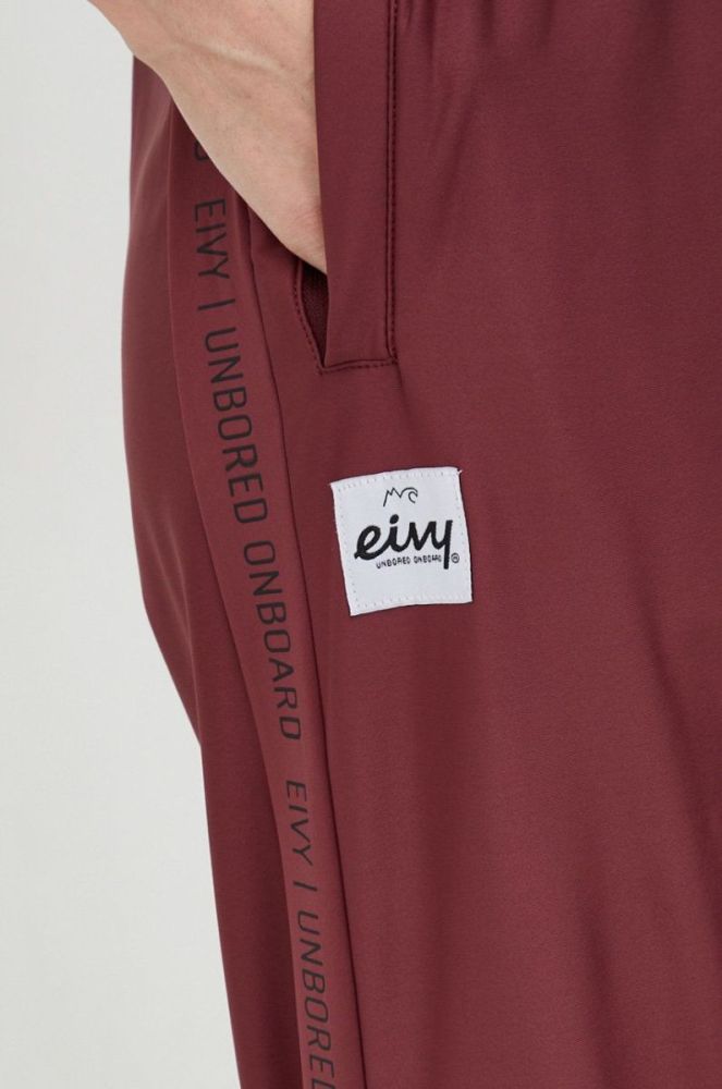 Спортивні штани Eivy Icecold жіночі колір бордовий з принтом фото 4