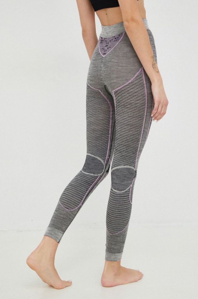 Функціональні легінси X-Bionic Apani 4.0 Merino колір сірий фото 2