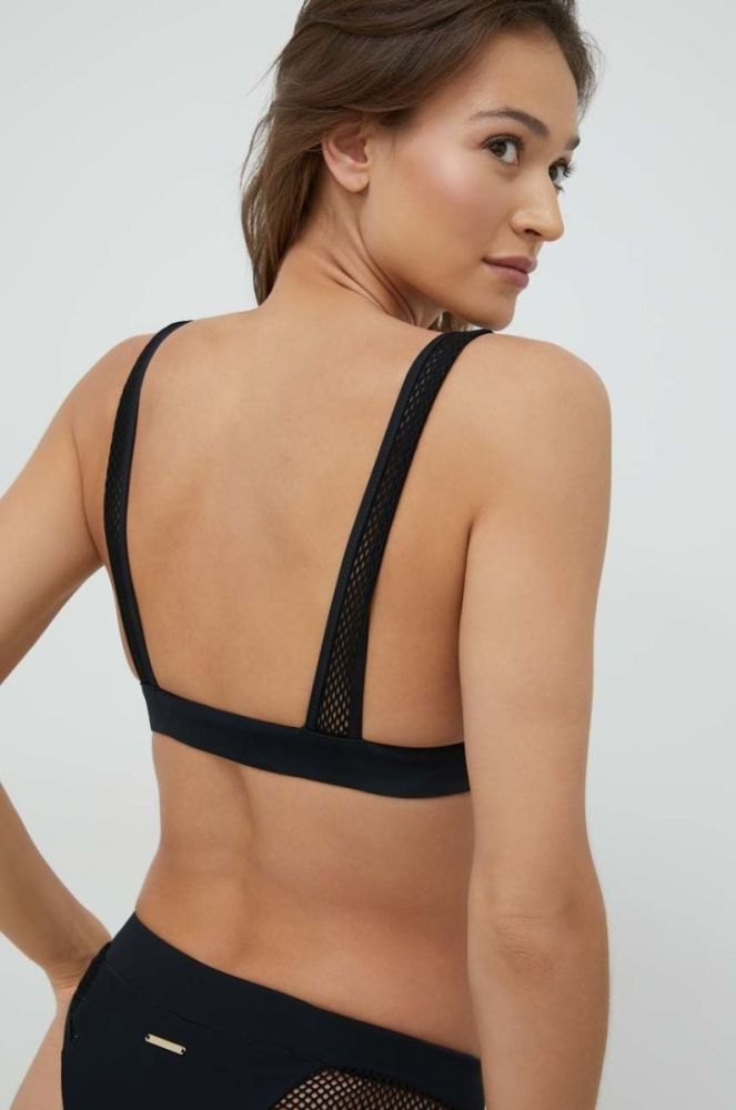 Купальний бюстгальтер Stella McCartney Lingerie колір чорний м'яка чашечка (2854723) фото 2