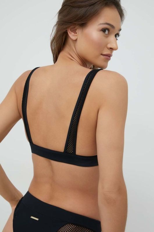 Купальний бюстгальтер Stella McCartney Lingerie колір чорний м'яка чашечка (2854723) фото 2