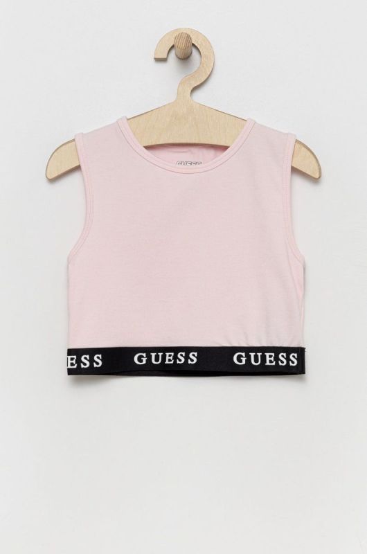 Дитячий топ Guess колір рожевий (2420516)