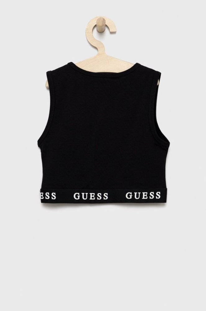 Дитячий топ Guess колір чорний (2420521) фото 3