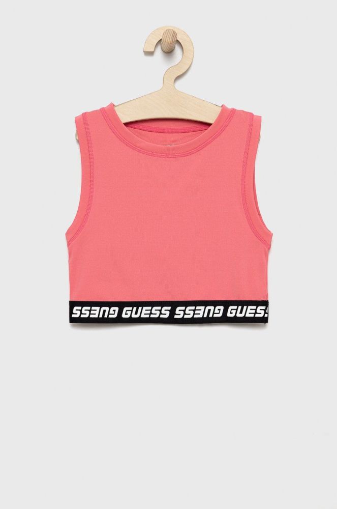 Дитячий топ Guess колір рожевий (2420526)