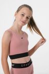 Дитячий спортивний бюстгальтер 4F колір рожевий